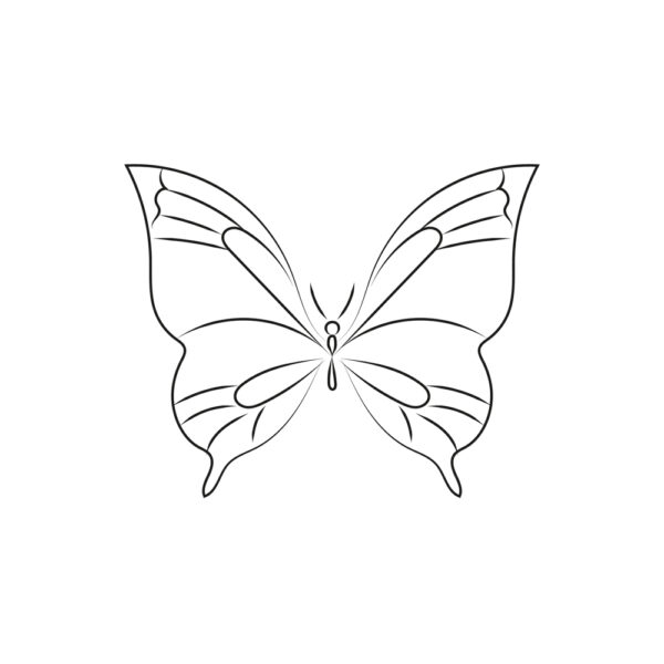 OOZRO Tatouage ephemere symbolique de Papillon