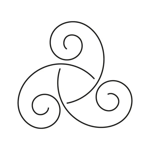 OOZRO Tatouage ephemere symbolique de Triskell