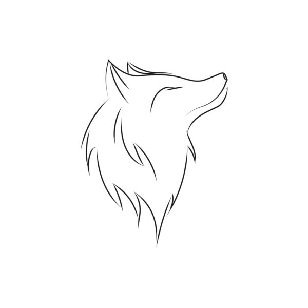 OOZRO Tatouage ephemere symbolique de Loup